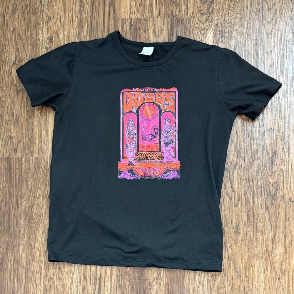 The Doors Black Graphic band T-Shirt